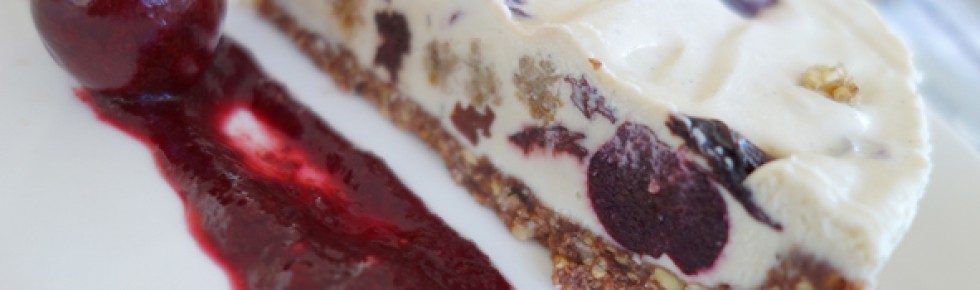Sour Cherry and White Mulberry Tart